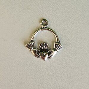 925 Sterling Silver Claddagh Charm